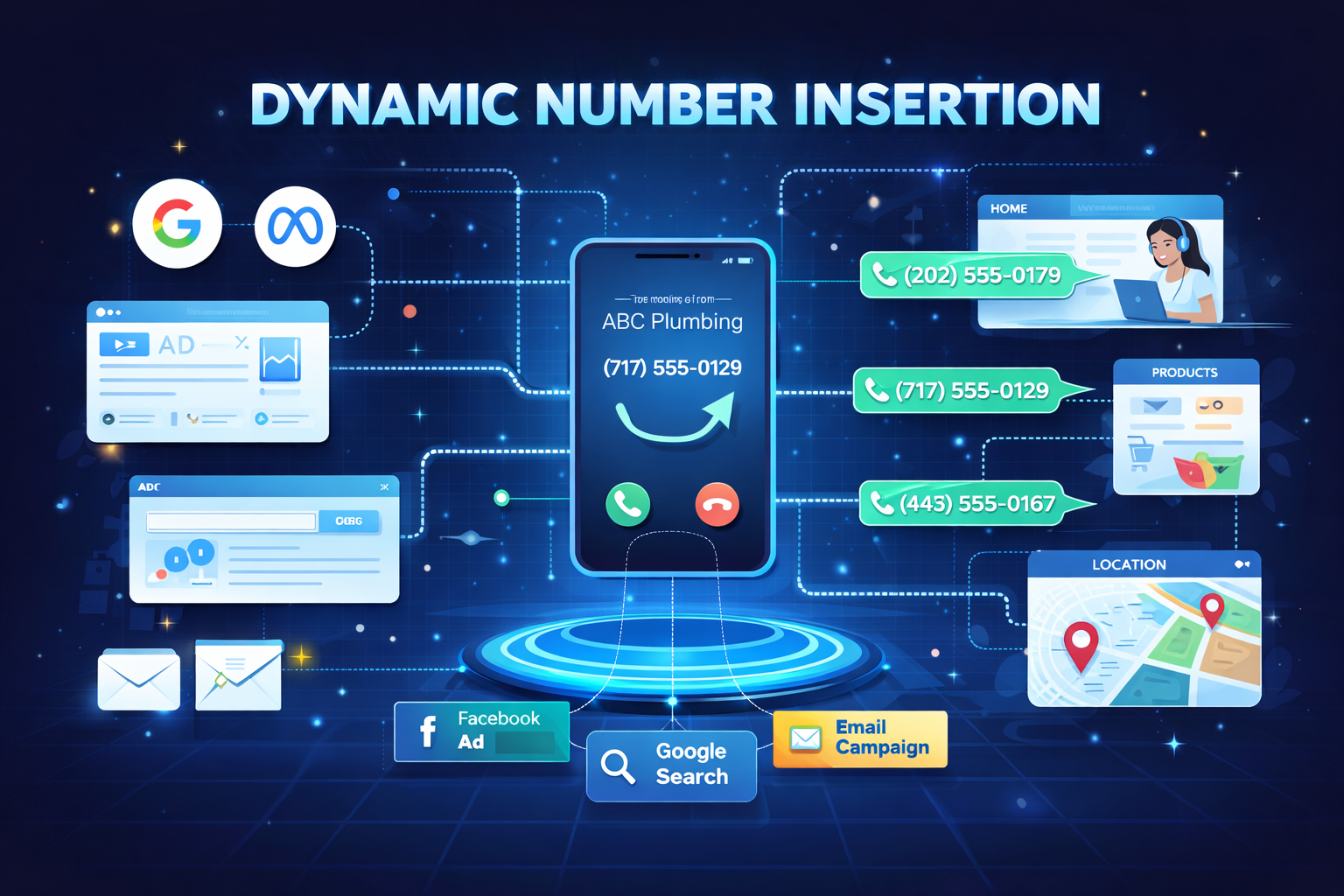 How Dynamic Number Insertion Works